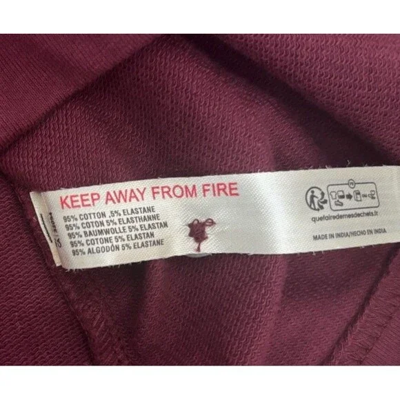 Anthropologie Daily Practice Burgundy Slim Tank Mini Dress Square Neck Size XS - Picture 6 of 6